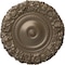 Ekena Millwork Marseille Ceiling Medallion (Fits Canopies up to 7 3/8"), Hand-Painted Warm Silver, 21"OD x 2"P CM21MAWSS - alternate 1